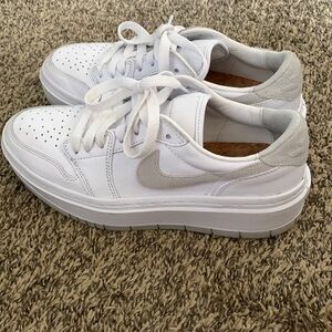 Women's Nike Air Jordan's Elevate 1 Low 'White Neutral Grey' Size US 8